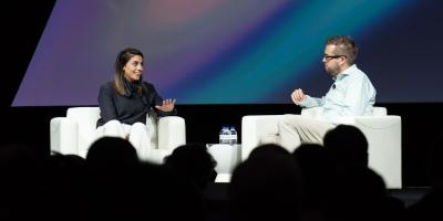  Erica Bizzari of Paychex speaks at Acquia Engage 2018